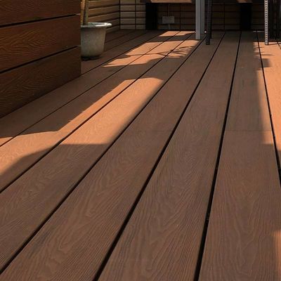 ভালো দাম 3 ডি কাঠ প্লাস্টিক কম্পোজিট আবরণ Decking আউটডোর প্লাস্টিকের ডেক বোর্ড WPC অনলাইন